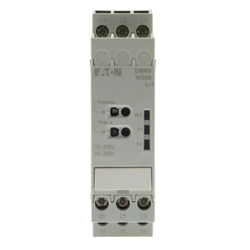 Eaton 380 V AC Phase and Voltage Monitoring Relay, Contact Configuration CO, DIN Rail Mount, Screw 184777 EMR6-W380-L-1