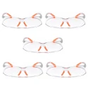 robustt-scratch-resistant-uv-protected-dust-protected-polycarbonate-unbreakable-transparent-safety-goggles-pack-of-5-58163