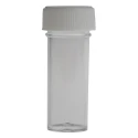 RS PRO 7ml Polystyrene Wide Neck Storage Bottle Laboratory Storage Container Leakproof Screw Cap 179-3682