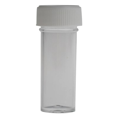 RS PRO 7ml Polystyrene Wide Neck Storage Bottle Laboratory Storage Container Leakproof Screw Cap 179-3682