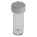 RS PRO 7ml Polystyrene Wide Neck Storage Bottle Laboratory Storage Container Leakproof Screw Cap 179-3682