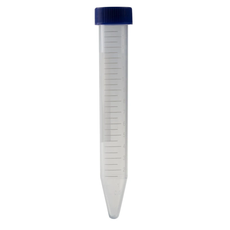 RS PRO 15ml Polypropylene Narrow Neck Storage Bottle with HDPE Cap, Sterilized, Conical Bottom 179-3705