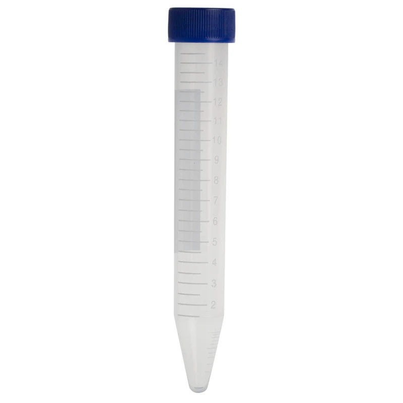 RS PRO 15ml Polypropylene Wide Neck Storage Bottle Model 179-3704, Sterilized, Conical Bottom, Leakproof HDPE Lid
