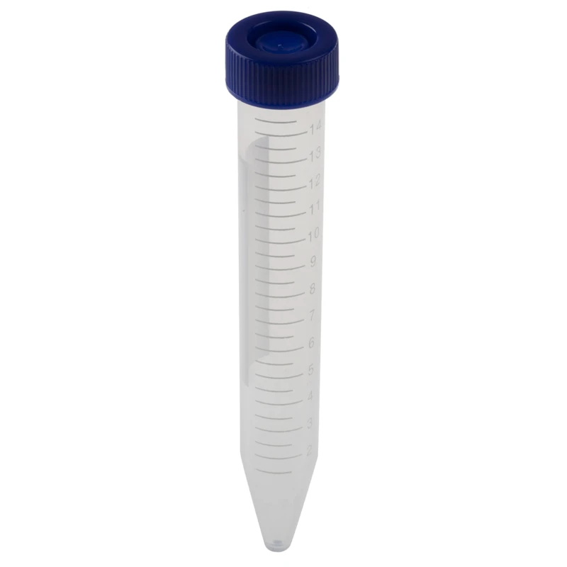 RS PRO 15ml Polypropylene Narrow Neck Storage Bottle with HDPE Cap, Sterilized, Conical Bottom 179-3705