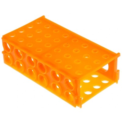 RS PRO 4 Way Polypropylene Micro Tube Rack for Micro Tubes Model 179-3708