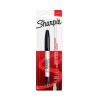 Sharpie Permanent Twin Tip Black Marker Pen 1985877, Bullet Tip, RoHS, Made in United States