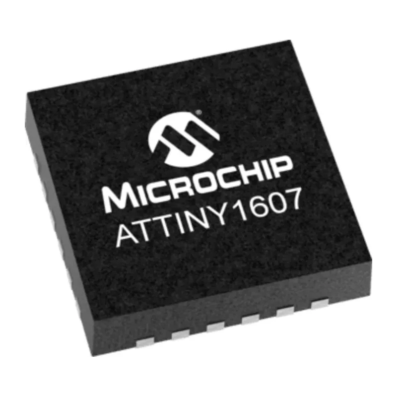 Microchip 8 bit AVR ATTINY1607 Microcontroller 20 MHz 16kB FLASH 24-Pin VQFN ATTINY1607-MFR