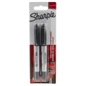 Sharpie Twin Tip Permanent Marker Pen Black Ink Bullet Tip Twin 2 Pc 1986454