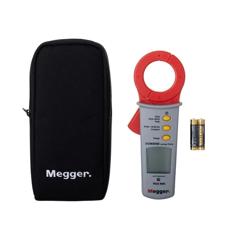 Megger Earth Leakage Clamp Meter 100 A True RMS 40 mm Jaw DCM305E