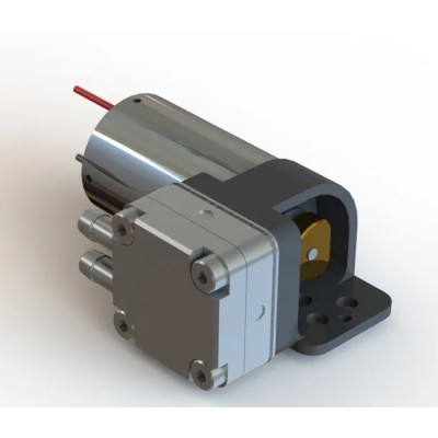 RS PRO 2V, 4.5 V Direct Coupling Micro Diaphragm Water Pump 105ml/min, 2.3W, -500/700 mBar, Anodised Aluminium Body 817-0725