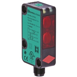Pepperl + Fuchs Retroreflective Photoelectric Sensor Block Style 9 m Detection Range Push Pull Output IP67 RL31-54/73c/136