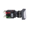Schneider Electric Harmony XB6 Series Illuminated Push Button Switch, Spring Return, Panel Mount, 16 mm Cutout, 1 XB6DW1B1B