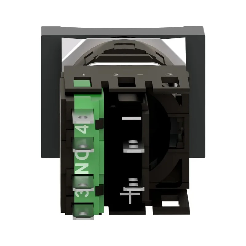 Schneider Electric Harmony XB6 Series Illuminated Push Button Switch, Spring Return, Panel Mount, 16 mm Cutout, 1 XB6DW1B1B