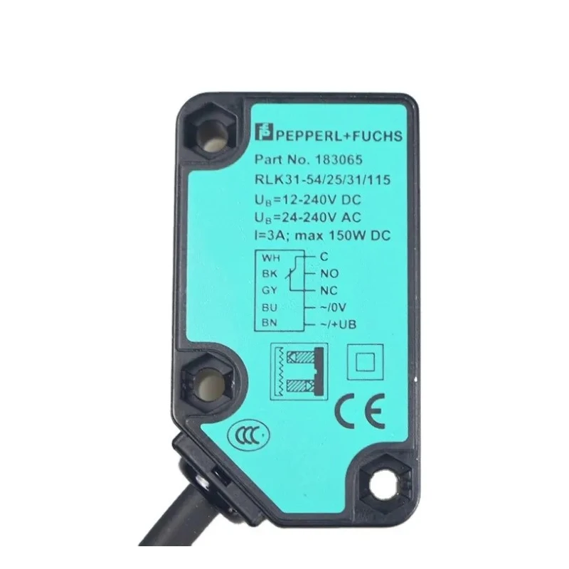 Pepperl + Fuchs Retroreflective Photoelectric Sensor Block Style, 9 m Detection Range, Push Pull Output RLK31-54/25/31/115