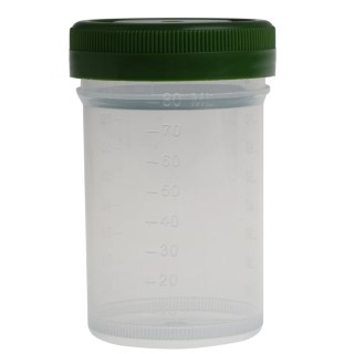 RS PRO 90ml Polypropylene Wide Neck Storage Bottle Storage Container with HDPE Cap 179-3695