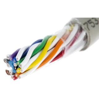 Alpha Wire Pro-Tekt Series Data Cable 9 Pairs 18 Cores 100 m Grey Sheath Polyvinyl Chloride B963091 GE033