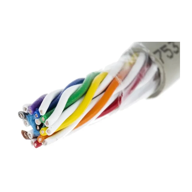 Alpha Wire Pro-Tekt Series Data Cable 9 Pairs 18 Cores 100 m Grey Sheath Polyvinyl Chloride B963091 GE033