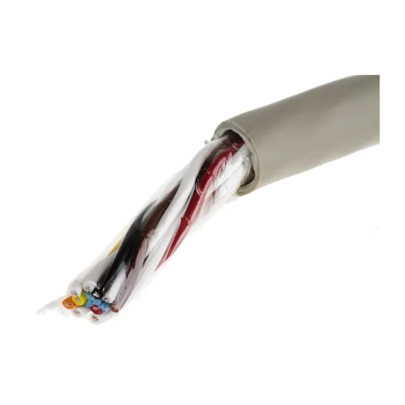 Alpha Wire Pro-Tekt Series Data Cable 5 Pairs 10 Cores 100 m Grey PVC Sheath B963051 GE033