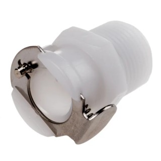 Colder Products Hose Connector 6.35 mm ID Threaded, 8.3 bar PLCD10006BSPT