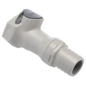 Colder Products Hose Connector 19.05 mm ID Threaded Male Polypropylene Grey Body 4.2 bar HFCD171212