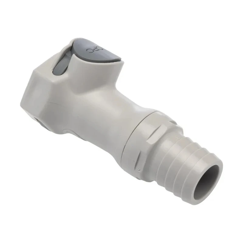 Colder Products Hose Connector 19.05 mm ID Threaded Male Polypropylene Grey Body 4.2 bar HFCD171212