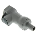 Colder Products Hose Connector 9.53 mm ID Threaded Polypropylene Body, Grey, 4.2 bar HFCD17612