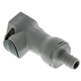 Colder Products Hose Connector 9.53 mm ID Threaded Polypropylene Body, Grey, 4.2 bar HFCD17612