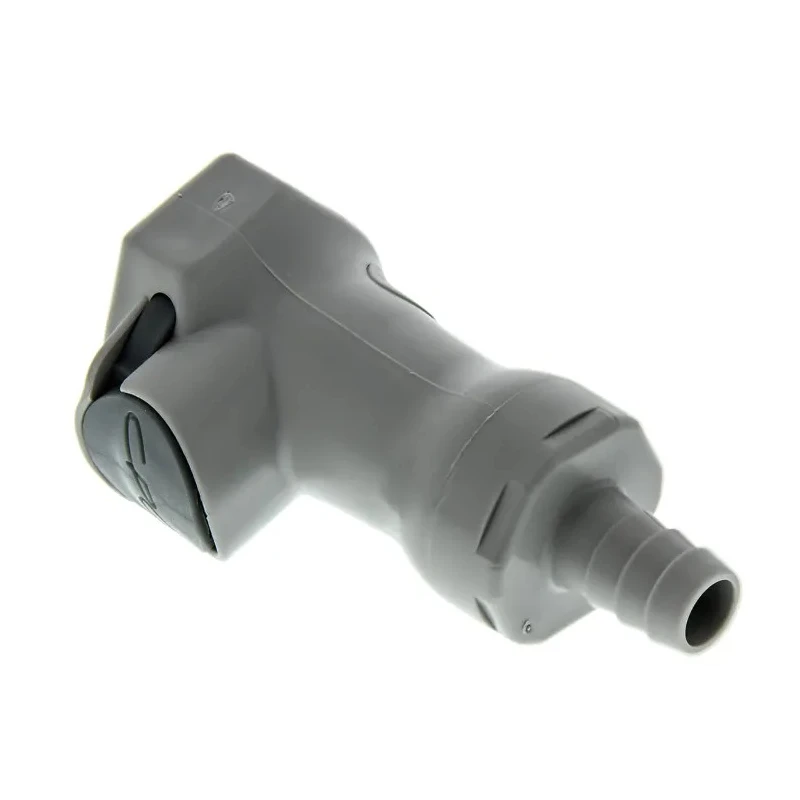 Colder Products Hose Connector 9.53 mm ID Threaded Polypropylene Body, Grey, 4.2 bar HFCD17612