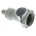 Colder Products Hose Connector 9.53 mm ID Threaded Polypropylene Body, Grey, 4.2 bar HFCD17612