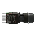 Schneider Electric Harmony XB6 Series Illuminated Push Button Switch, Spring Return Operation, Panel Mount, 16 mm XB6AW3B5B