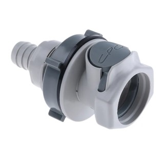 Colder Products Hose Connector 12.7 mm ID Threaded Male NPT 1/2 in Polypropylene Body 4.2 bar HFCD16812