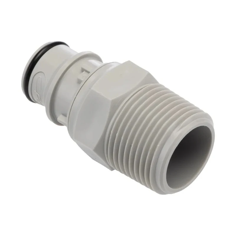 Colder Products Hose Connector Threaded, Female, 3/4 in NPT, Polypropylene Body, Grey, 4.2 bar HFCD241212