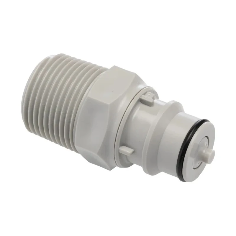 Colder Products Hose Connector Threaded, Female, 3/4 in NPT, Polypropylene Body, Grey, 4.2 bar HFCD241212