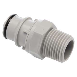 Colder Products Hose Connector Threaded 4.2 bar Polypropylene Grey HFC12 HFCD24812