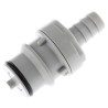Colder Products Hose Connector 9.53 mm ID Threaded, Polypropylene Body, Grey, 4.2 bar HFCD22612