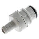 Colder Products Hose Connector 9.53 mm ID Threaded, Polypropylene Body, Grey, 4.2 bar HFCD22612