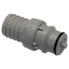 Colder Products Grey Polypropylene Hose Connector 0.75 in ID Threaded, 4.2 bar HFCD221212