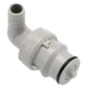 Colder Products Hose Connector 9.53 mm ID Threaded Polypropylene Body Grey 4.2 bar HFCD23612