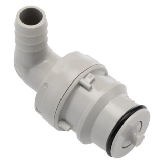 Colder Products Hose Connector 9.53 mm ID Threaded Polypropylene Body Grey 4.2 bar HFCD23612