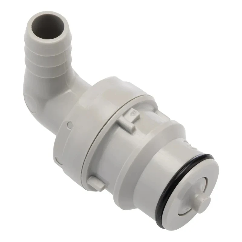 Colder Products Hose Connector 9.53 mm ID Threaded Polypropylene Body Grey 4.2 bar HFCD23612