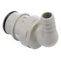 Colder Products Hose Connector 9.53 mm ID Threaded Polypropylene Body Grey 4.2 bar HFCD23612