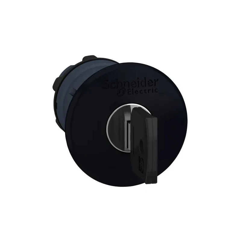 Schneider Electric Harmony XB5 Series Black Key Release Push Button Head 22mm Cutout IP66 IP67 IP69K ZB5AS12