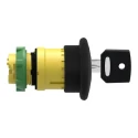 Schneider Electric Harmony XB5 Series Black Key Release Push Button Head 22mm Cutout IP66 IP67 IP69K ZB5AS12