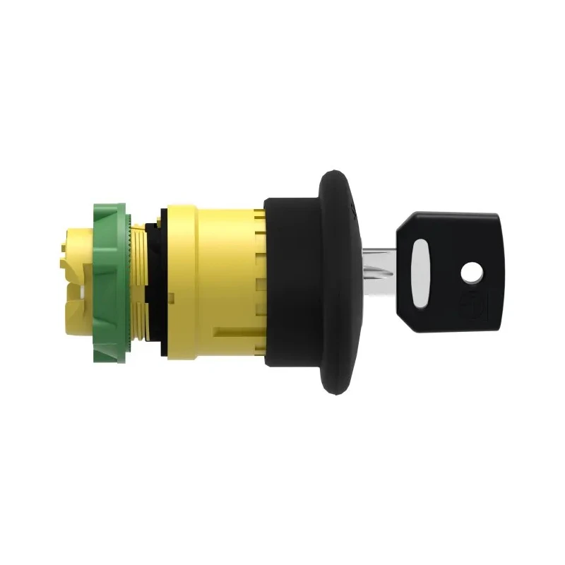 Schneider Electric Harmony XB5 Series Black Key Release Push Button Head 22mm Cutout IP66 IP67 IP69K ZB5AS12