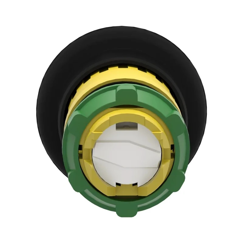 Schneider Electric Harmony XB5 Series Black Key Release Push Button Head 22mm Cutout IP66 IP67 IP69K ZB5AS12