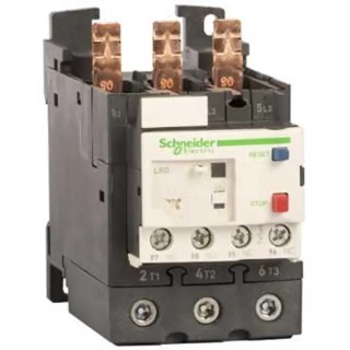 Schneider Electric LRD Thermal Overload Relay 65A Contact Rating Screw Terminal Push Button Reset LRD365L