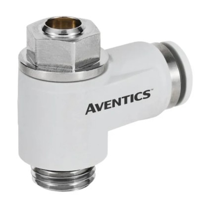 EMERSON ? AVENTICS Pneumatic Non Return Valve, 10 bar Maximum Operating Pressure, Polyamide Material CC04