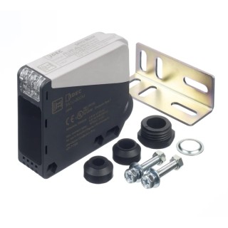 Idec Background Suppression Photoelectric Sensor, Block Sensor, 2 m Detection Range, Relay Output, IP67, 250V AC SA1U-B02M