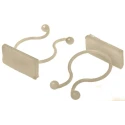 RS PRO Natural Polyamide 66 Self-Adhesive Cable Clip, 20 mm Max Bundle Diameter, Twist Fixing Method, 40 mm Length 817-8906