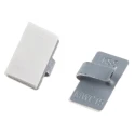 RS PRO White Metal Cable Clip Self-Adhesive 19.4 mm x 10 mm x 0.5 mm 817-8921